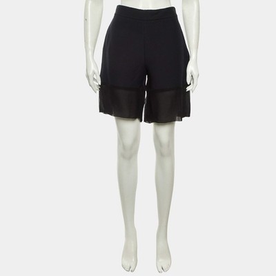 ディオール ショートタイ100%シルク ブラック Dior Black Wool Silk Shorts M | eBay