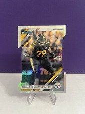2019 Panini Donruss Alejandro Villanueva Press Proof Die Cut # /75 #217 Steelers