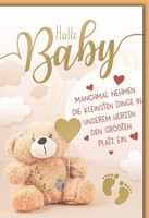 Geburt Baby Freudiges Ereignis GlüCkwunschkarte Mit Umschlag Die Kleinsten Dinge