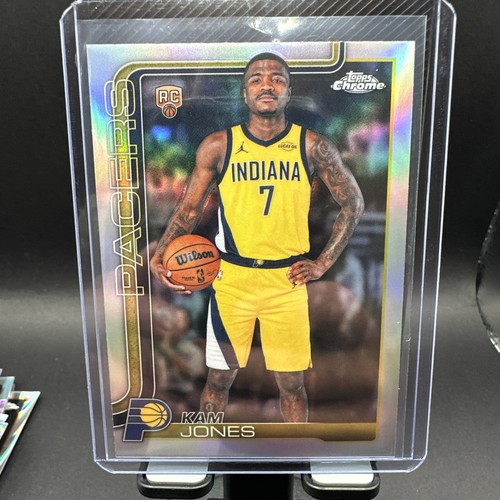2025-26 Topps Chrome Update Refractor #189 Kam Jones - Indiana Pacers RC