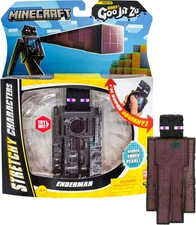 Heroes of Goo Jit Zu Minecraft Stretchy Characters Enderman with Ender Pearl Toy