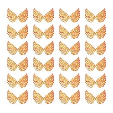24Pcs Angel Wings for Crafts, Red Angel Wings Wings 3.4 Inch 