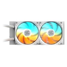 WHITE - GIGABYTE GAMING 240 ICE LIQUID CPU COOLER, 240MM RADIATOR WITH 2X 120MM