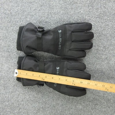 Carhartt Gloves Mens Large Black A511 Insulated Lined Winter Work