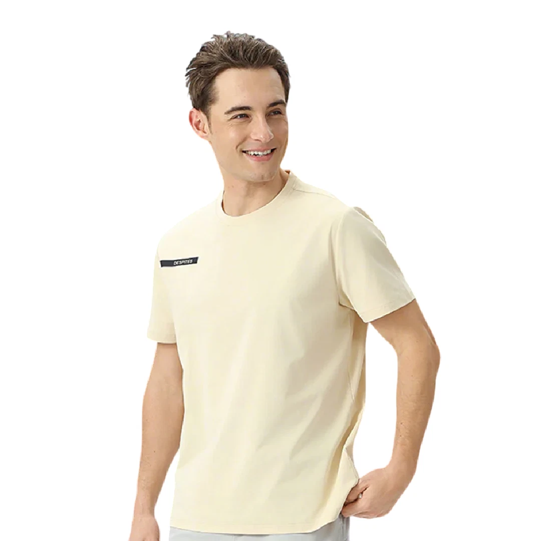 Men’s Loose Breathable Short Sleeve Fitness T-Shirt – Quick Dry Sports Top