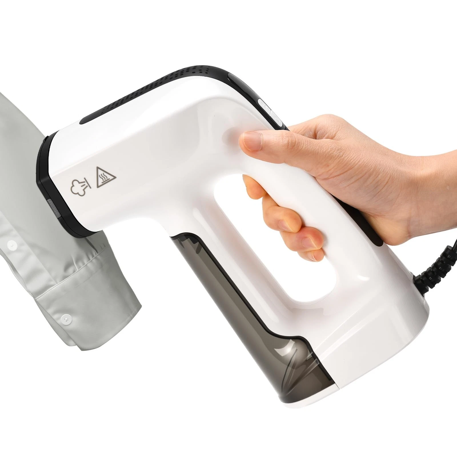 Vacuum Steamer for Clothes, 3200Pa Suction Handheld Clothes Steamer, Dual Mod...