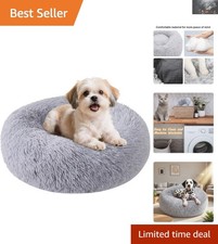 Portable 20-Inch Pet Bed with Slip-Resistant Bottom - Ideal for Cozy Sleep