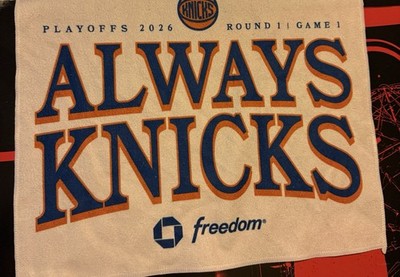 2026 New York Knicks Round 1 Playoffs XL SHIRT TOWEL NY MSG