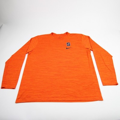 Syracuse Orange Nike Nike Tee Long Sleeve Shirt Men's Orange Used XXL