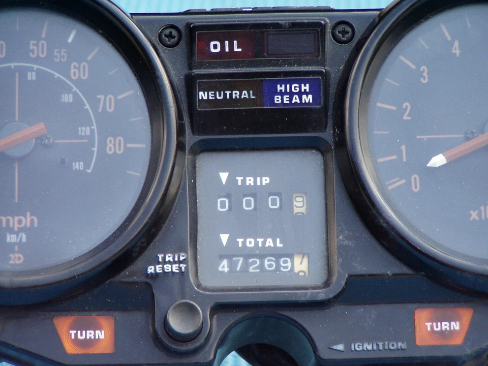 79-82 Honda CB750 F K & SC CB900 F CB650 SC combinación medidor velocímetro y tacómetro Foto 3 de 4