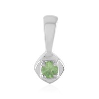 Cavill Tsavorit SilberanhäNger 0,108Ct 925 Sterling GrüN Rundschliff