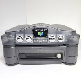 [CLEAR BLACK] Nintendo 64 Console 64DD Controller Randnet SimCity64