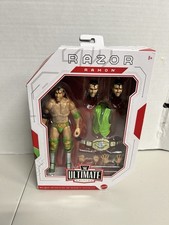 WWE Ultimate Edition Best of Series 6 RAZOR RAMON Green Action Figure *IN HAND*