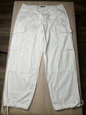 Todd Snyder Garment Dyed Cargo Pant in White Size Large