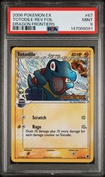 Totodile (Delta Species) 67/101 EX Dragon Frontiers Reverse Holo