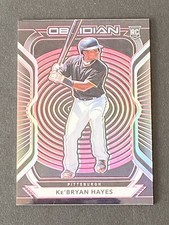 Ke' Bryan Hayes 2021 Panini Obsidian Etch #ed 18/28