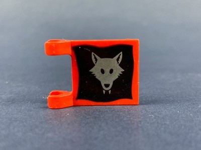 LEGO   Flagge Fahne Wolfpack Ritter 2x2 2335p44 6038 6075 Mittelalter Castle