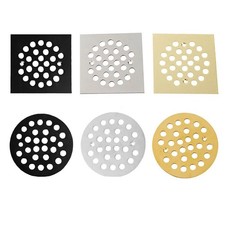 Square Floor Drain Cover Screw In 414 Inch Stainless Steel 304 Bathroom Use