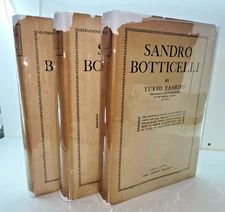SANDRO BOTICELLI by Yukio Yashiro. 3 Volumes, Medici Society, 1925.
