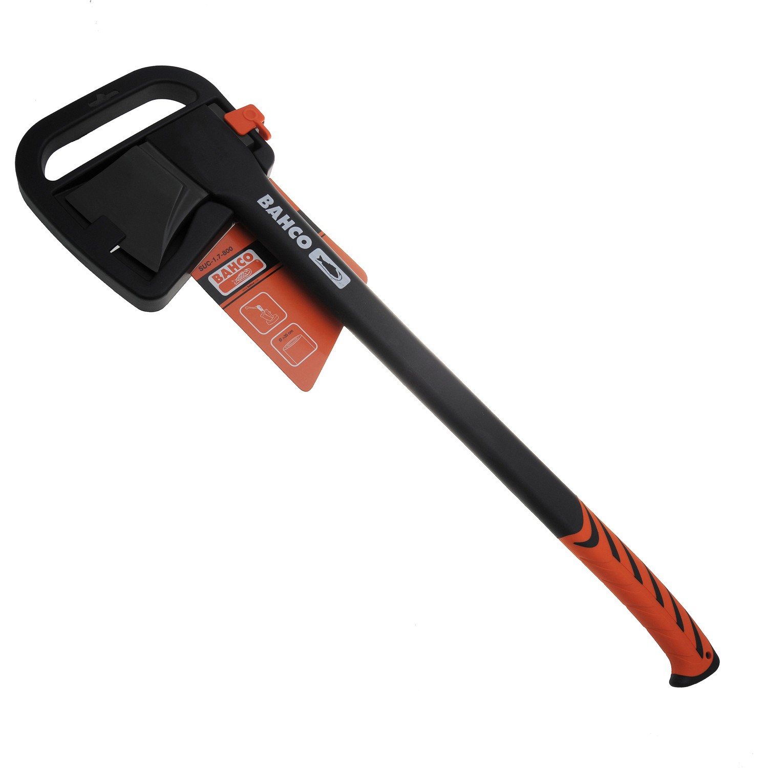 Hache à fendre 2300gr Bahco à tête cunéiforme et manche anti-vibration