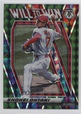 2021 Panini Mosaic Will to Win Green Mosaic Prizm Shohei Ohtani #WTW8 0ii1