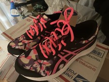 Asics Contend 8 Grade School Shoes Black Hot Pink kid s Size US 6