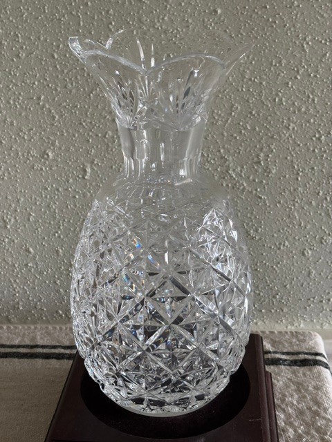 Waterford Crystal Pineapple Vase 12 Inch with Base