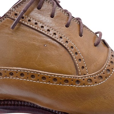 Vintage Alligator Mens 11M Taupe Brown David Eden Exotic  display picture 1