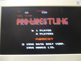 [Tube 00] [] Game Software FC Tag Team Pro Wrestling (No Box Theory) Famicom