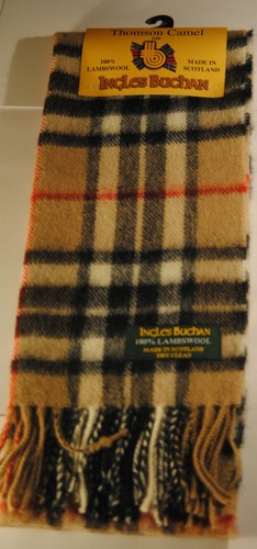 100% LAMBSWOOL TARTAN SCARF BY INGLES BUCHAN MADE IN SCOTLAND * 6 TARTANS * 141 - Picture 14 of 19