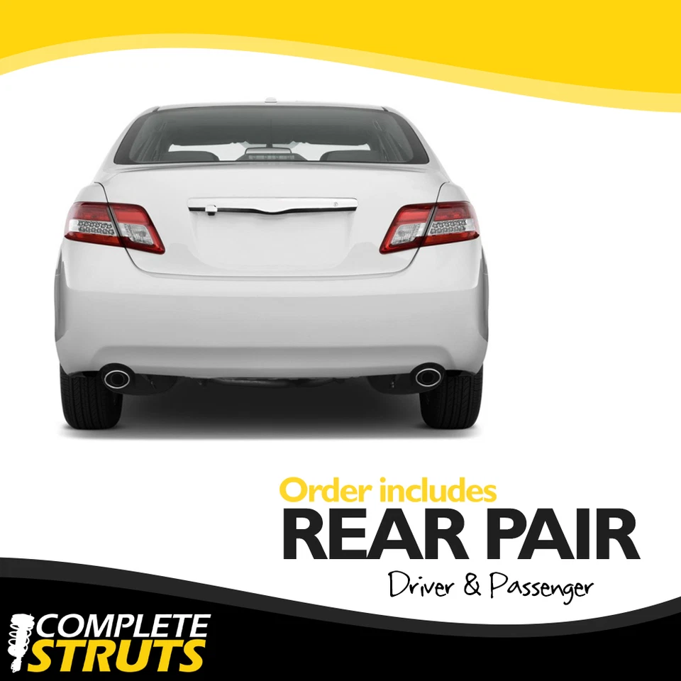 For 2001-2006 Sebring Convertible Rear Pair Complete Struts & Coil Springs Foto 3 de 4