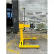 high shear mixer 1.5KW disperser emulsifying machine manual lifting basement y