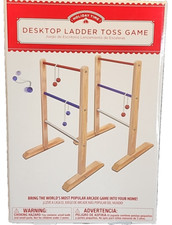 Desktop Ladder Ball Toss Game With 4 Bolas Holiday Time BBT1