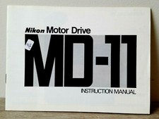 NIKON FMD-11 Motor Drive Camera Owner's manual instruction guidebook