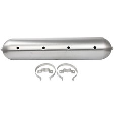 Raw Aluminum Air Tank 33 Seamless Air Ride Suspension System 9 Port 5 Gallon