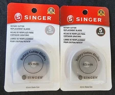 NEW SINGER Rotary Cutter Replacement Blades 45mm 5/Pkg FASt FREE SHIPPINg