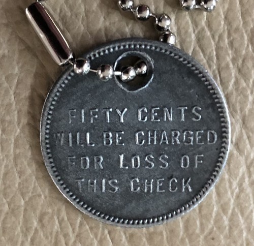 VTG Tool Check Tag: BENSON MFG CO; Kansas City MO; Plastic & Metal Fabrication - Picture 2 of 2