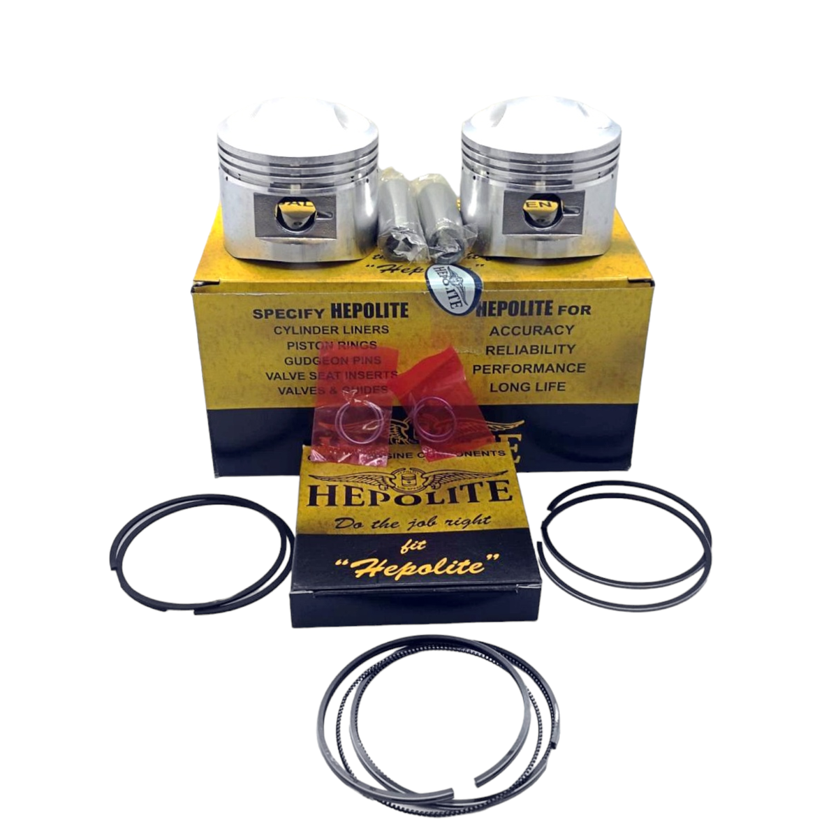 Hepolite Complete Piston Kit 8.5-1 STD Triumph T140 TR7 750 1972