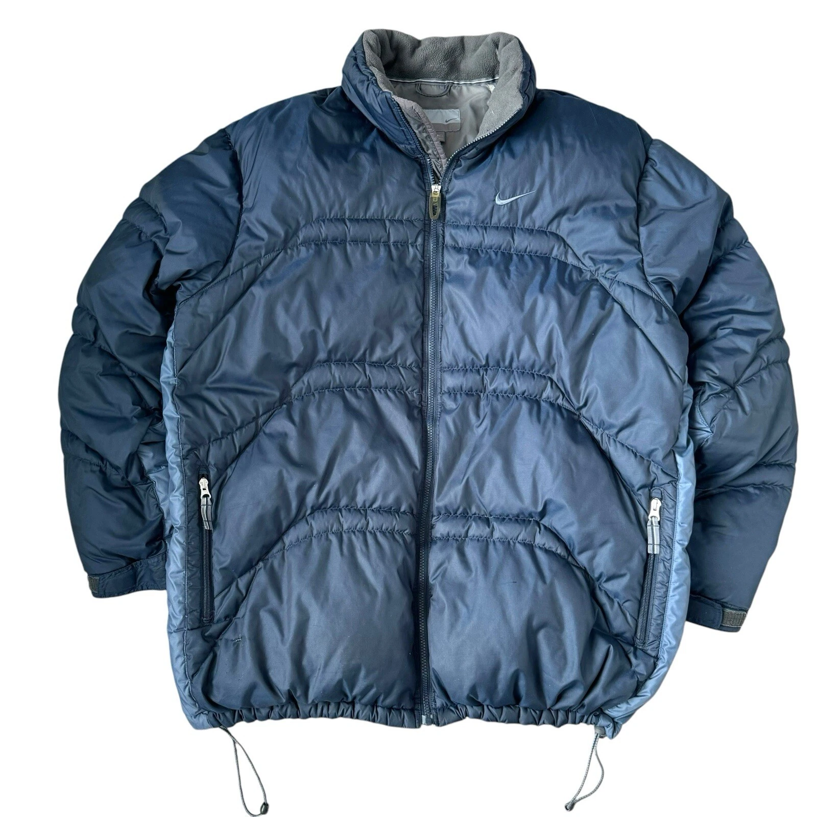 Vintage Nike Puffer Jacket Men’s XXL Navy Blue Oversized Down / Duck Fill
