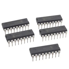 Lot of 5 Microchip Technology PIC16LF84A-04I/P 8-bit Microcontroller 13 I/O, 68B