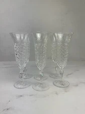 Vintage Josair 'Patrician Caterina' Champagne Flutes 8'' Set of 6 Germany