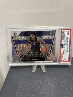 Scottie Barnes 2021 Prizm Draft Widescreen Mojo Prizm RC /25 PSA 9