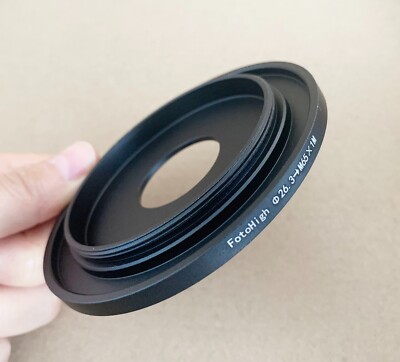 Camera Copal #00 Shutter Adapter 26.3mm Bore to M65 x1 Male Thread Adapter