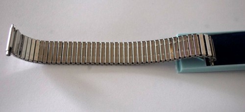 JB Men’s Watchband Vintage New 22-17MM END 6" B4217 Stainless Steel Stretch - Picture 6 of 8