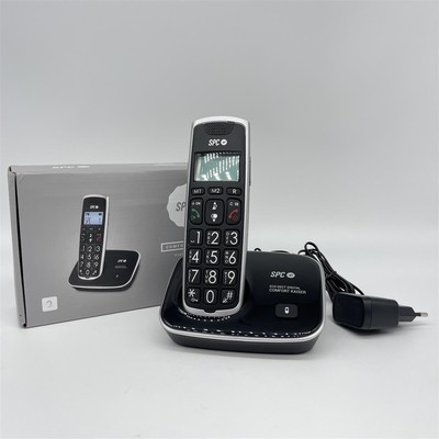 SPC Comfort Kaiser - Schnurloses Seniorentelefon mit XL-Tasten und -Ziffern, ext