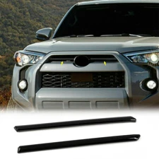 Black Front Center Grille Grill Cover Trim bezels Accessories For 4Runner 2020+
