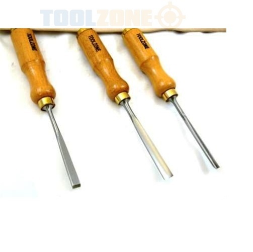 Toolzone Professional High Quality 12 pc Wood Carving Chisel Set Hand