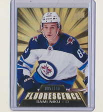 2018-19 Upper Deck Series 2 FLUORESCENCE 22 Sami Niku /150 Winnipeg Jets