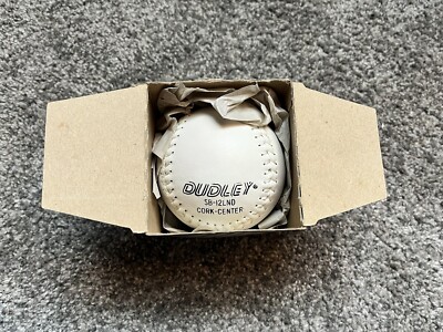 Balle De Baseball Vintage Dudley Sports Co PS-9R Park Special - Liège Et Caoutchouc - USA 1970