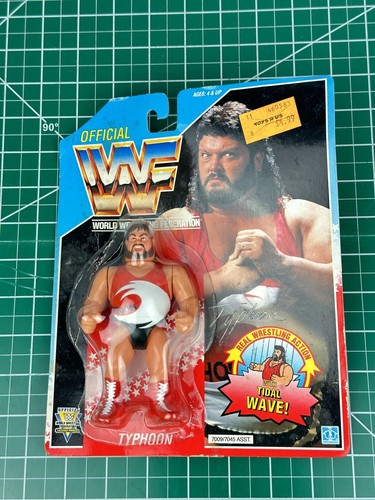 WWF Hasbro Typhoon Wrestling Figure (Damaged Card)...